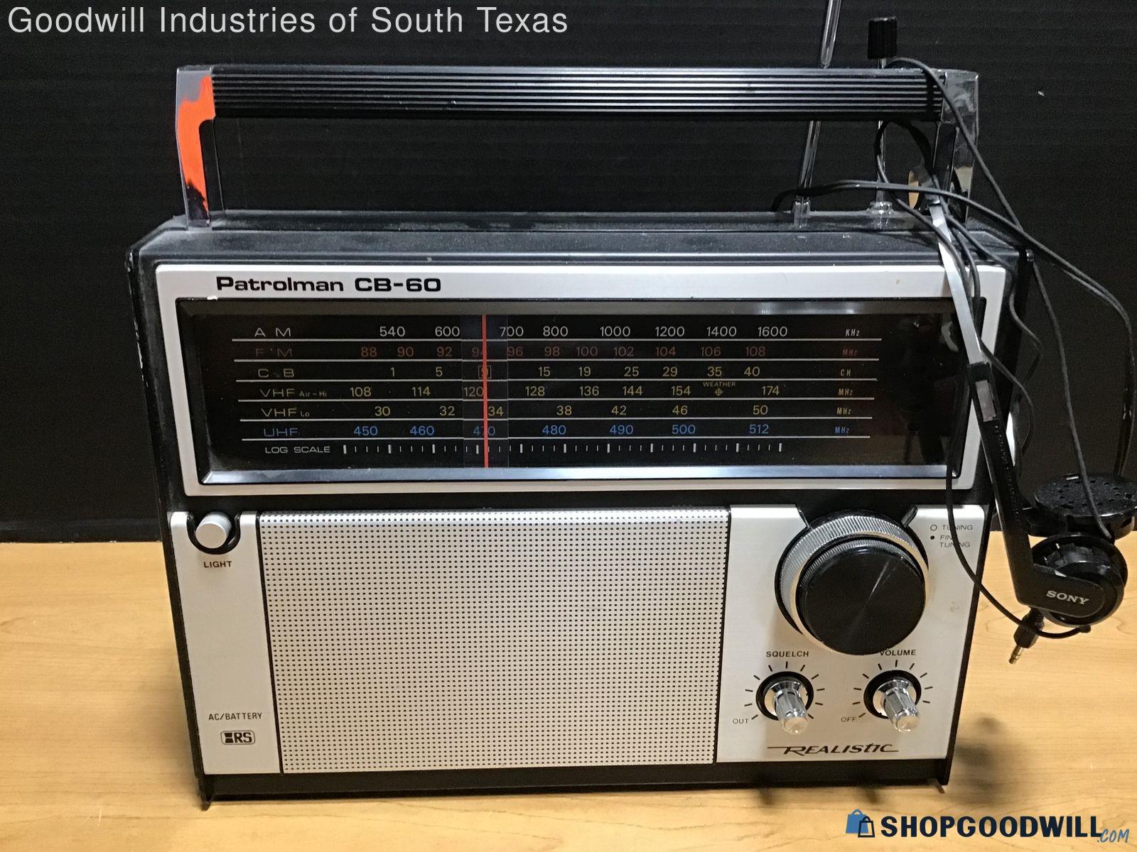 Realistic Patrolman Cb-60 Radio 12-766 - shopgoodwill.com