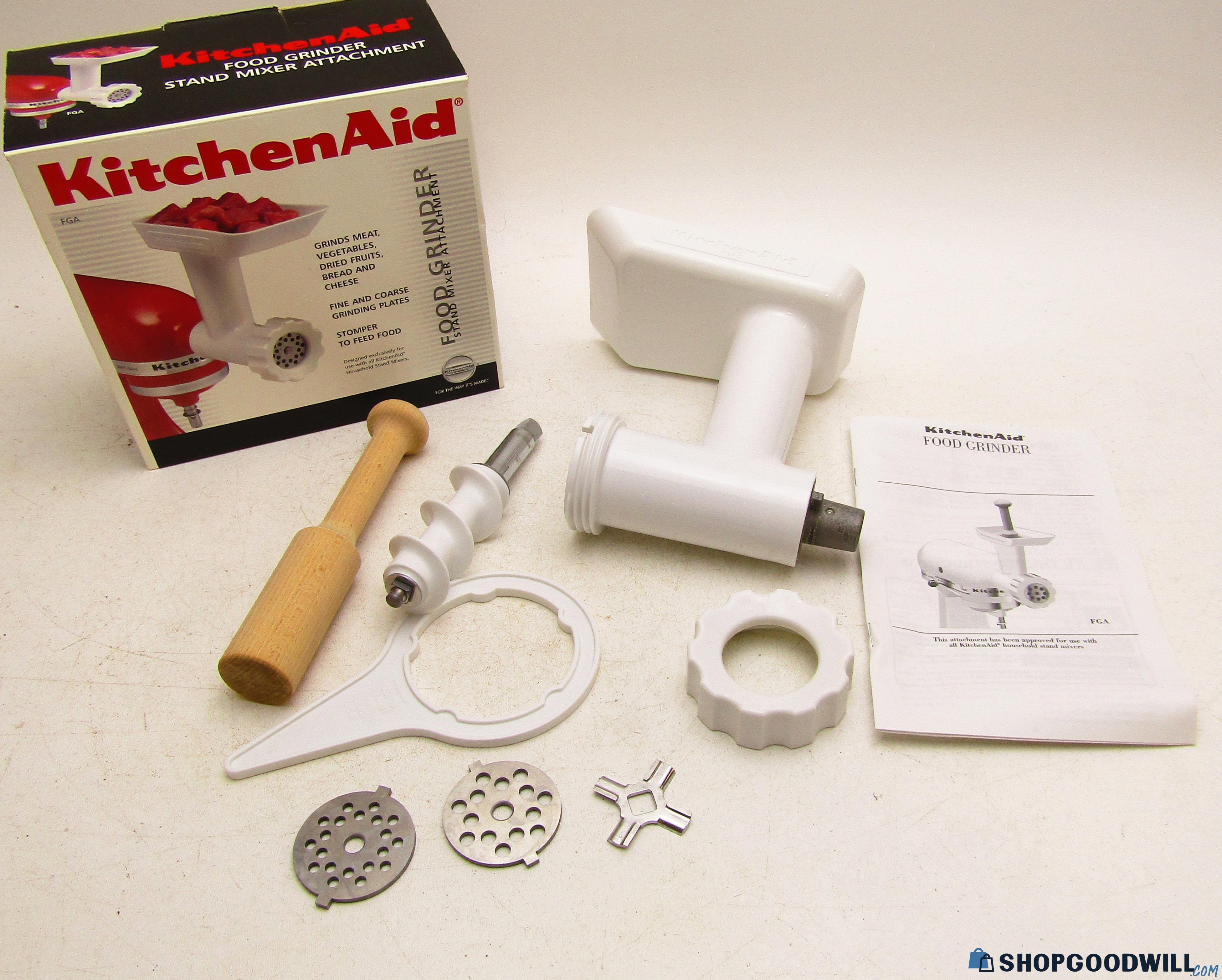 KitchenAid Model FGA Food Grinder Stand Mixer Attachment with Box