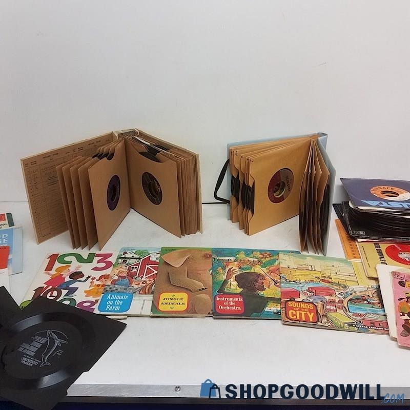 Bundle Of Assorted Untested 45rpm Vinyl Records+ | ShopGoodwill.com