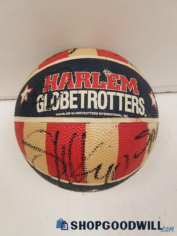 Harlem Globetrotters Autographed Signed Miniature Basketball ...