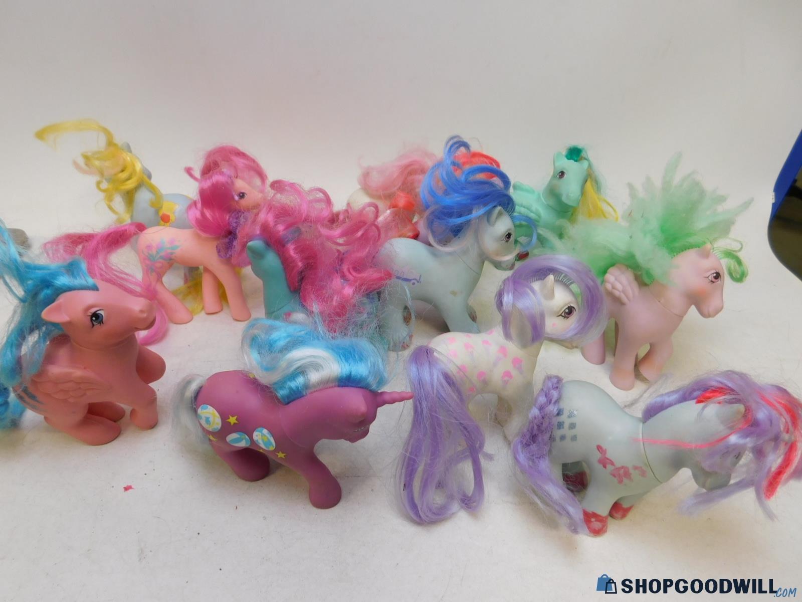 Bundle of 13 Vintage My Little Ponies - shopgoodwill.com