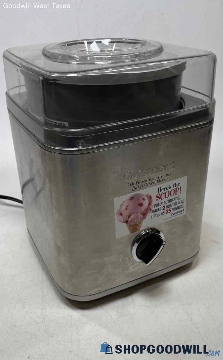 Cuisinart Pure Indulgence Ice30 Frozen Yogurt Sorbet & Ice Cream Maker