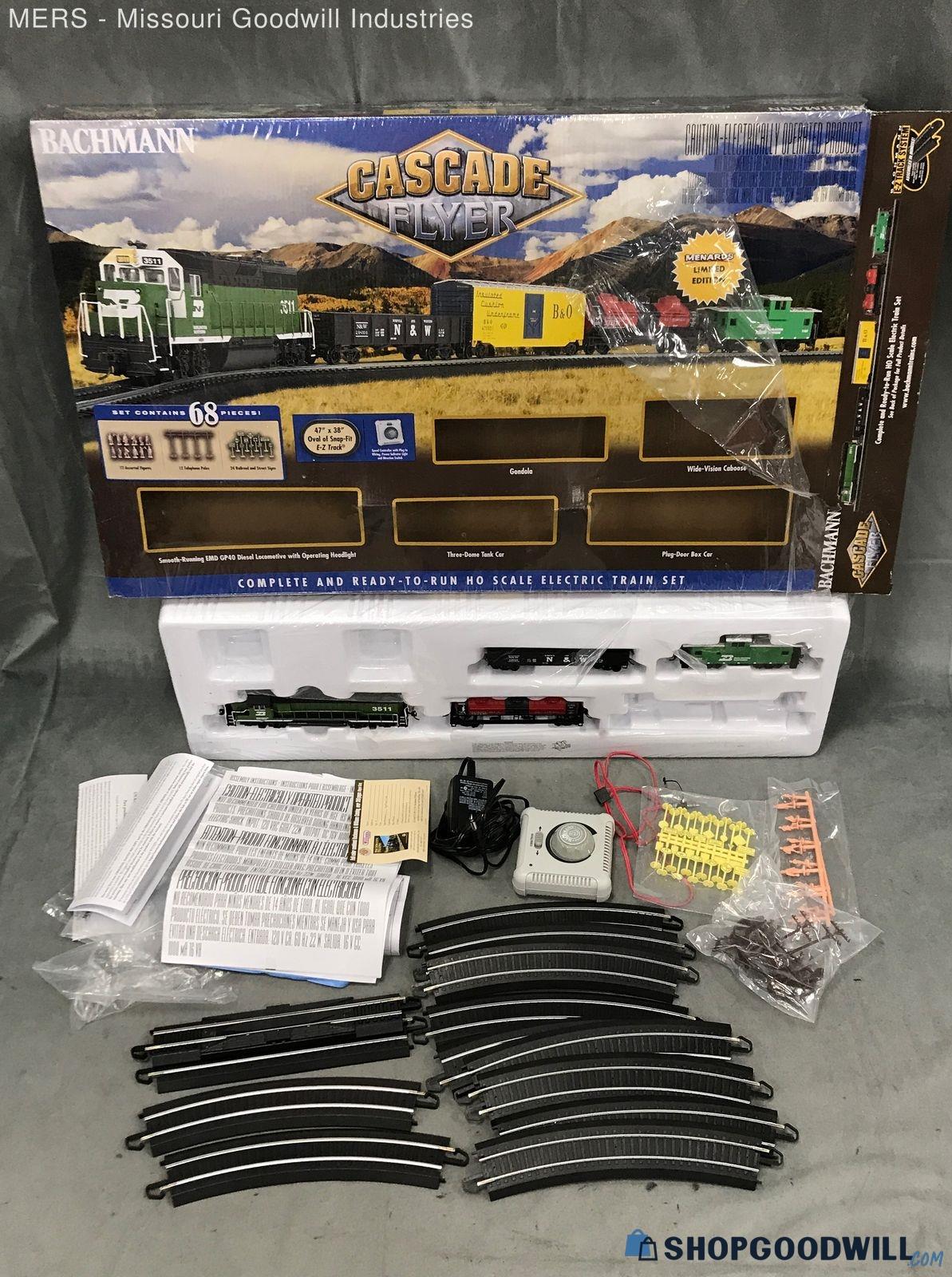 Used Bachmann Cascade Flyer Train Set With Box | ShopGoodwill.com