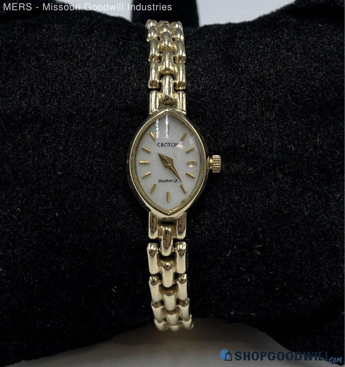 14k Yellow Gold Vintage Croton Women's Watch - 14.26 Grams ...