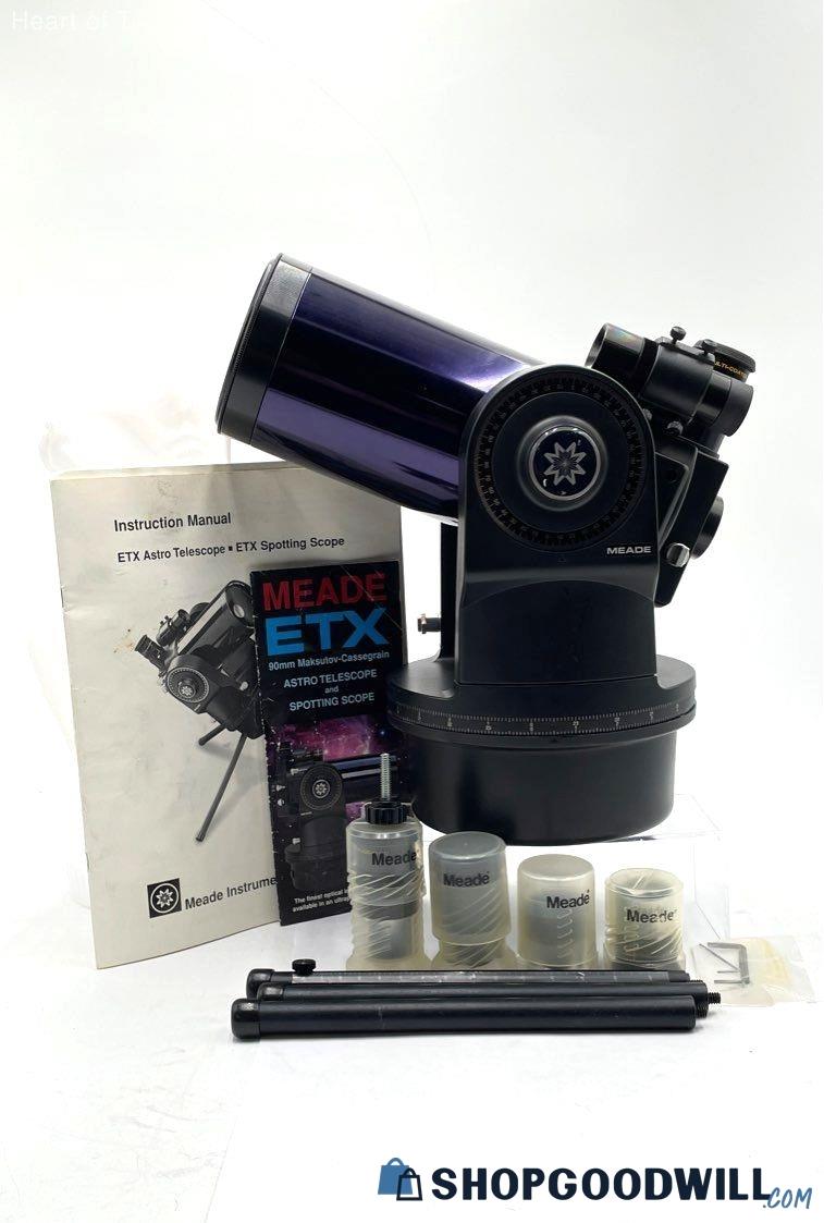 Mead Etx 90mm Muksutov-cassegrain Astro Telescope/spotting Scope ...