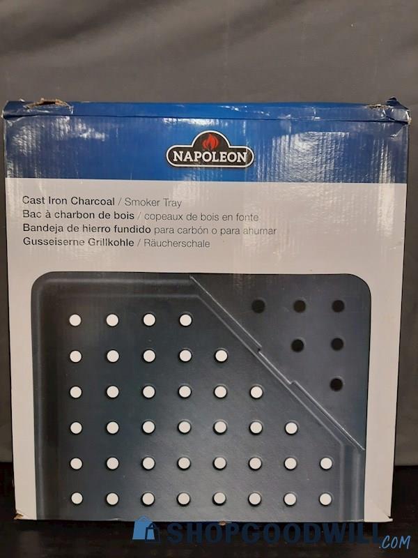 Napoleon Cast Iron Charcoal Smoker Trays | ShopGoodwill.com