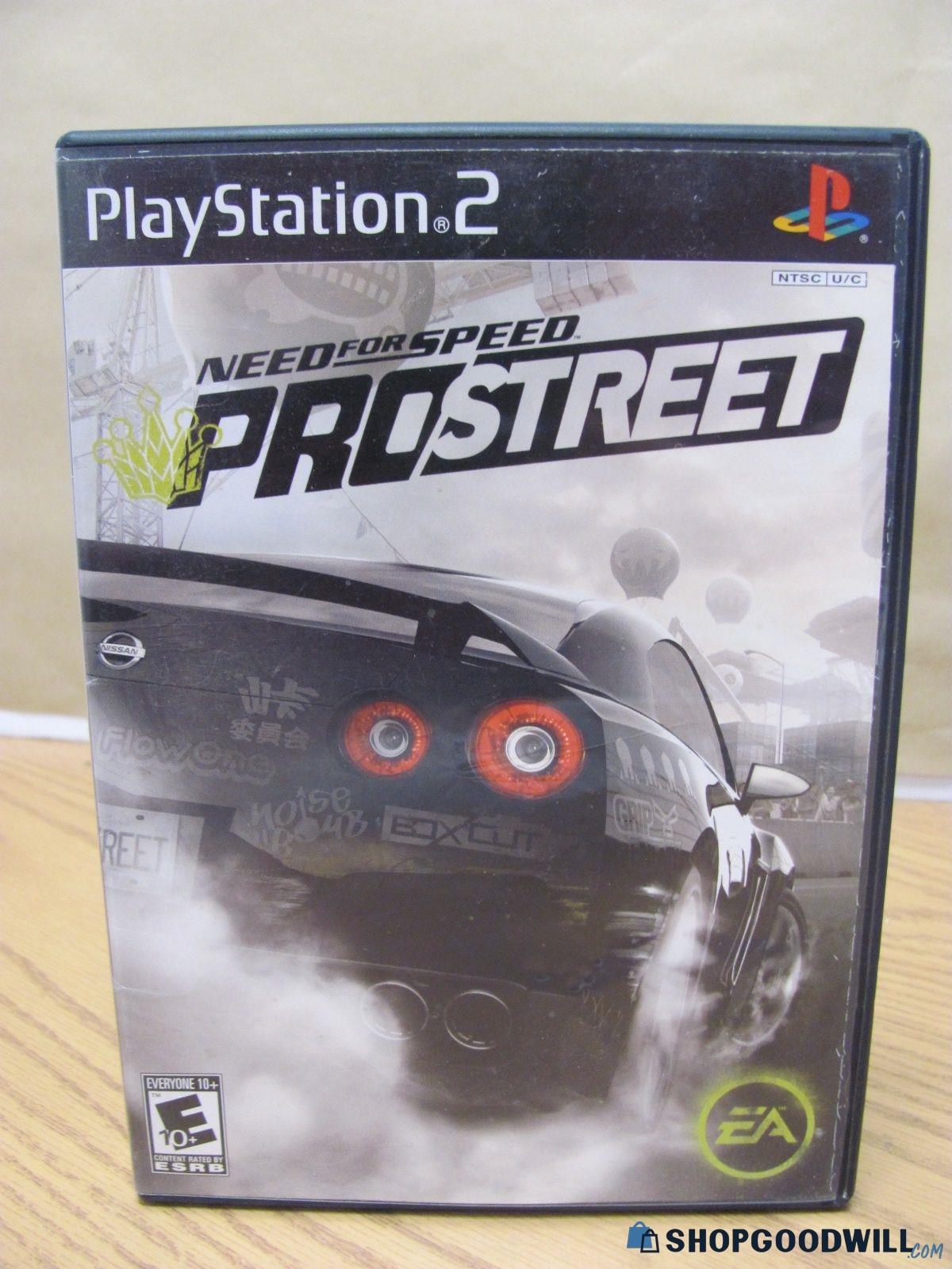 Need For Speed Prostreet Playstation 2 Video Game Disc With Book In Case