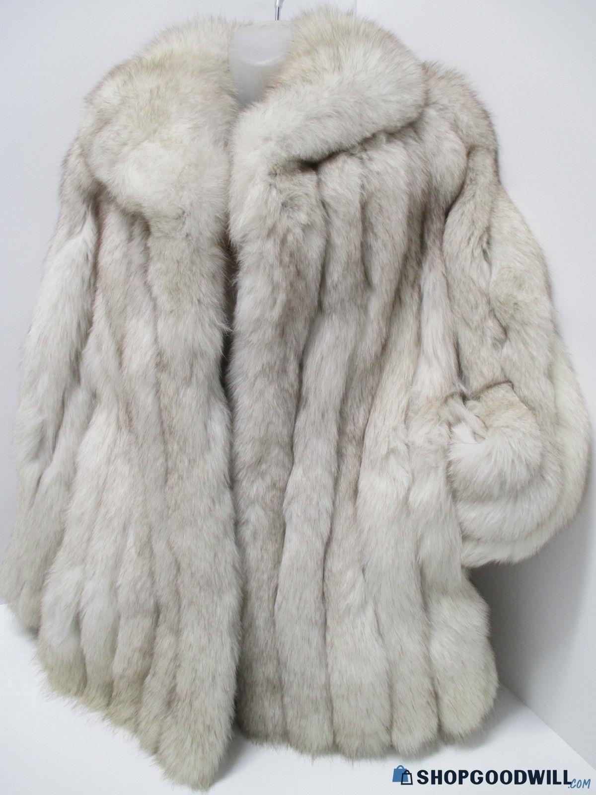 Vintage Pollacks Wmns S-M? White Mink Fur Coat - shopgoodwill.com