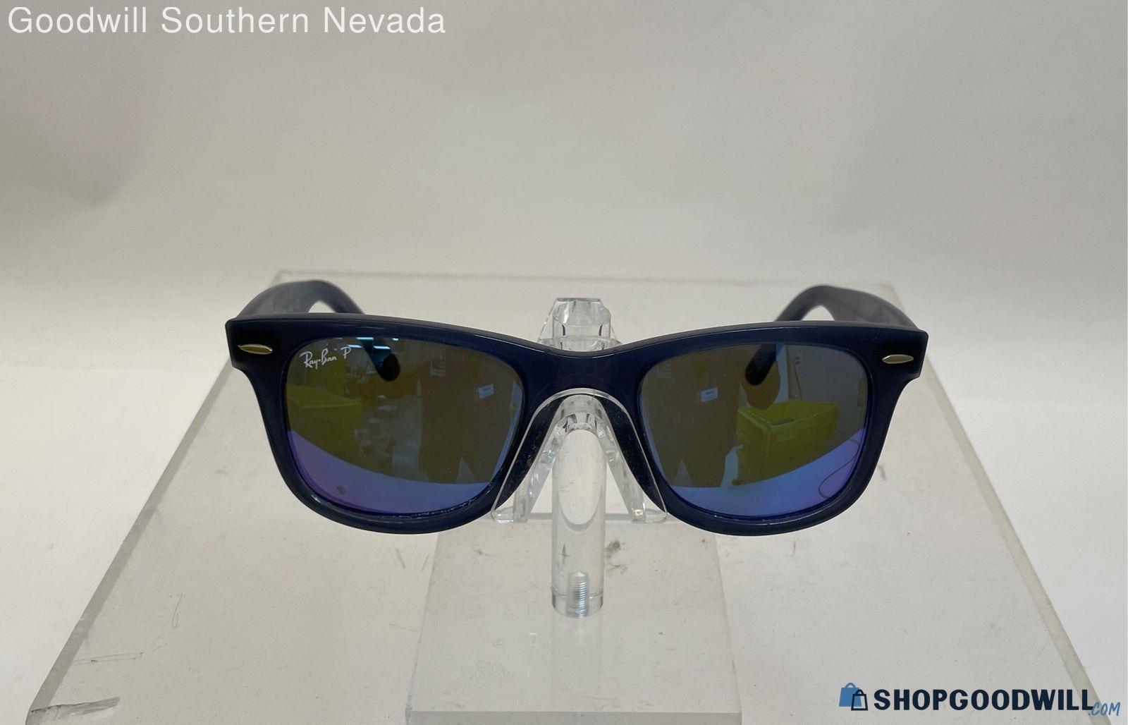 Rayban Navy Blue Sunglasses - Men's | ShopGoodwill.com
