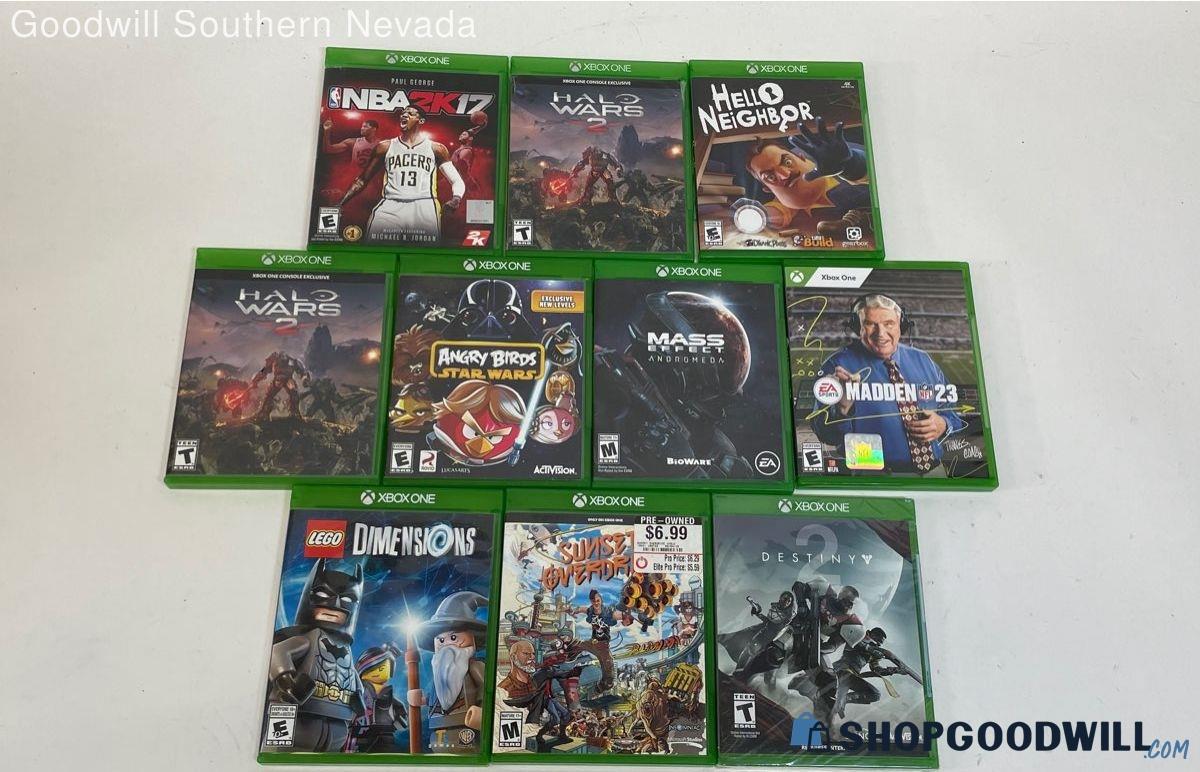 Microsoft Xbox One Assorted 10 Games | ShopGoodwill.com