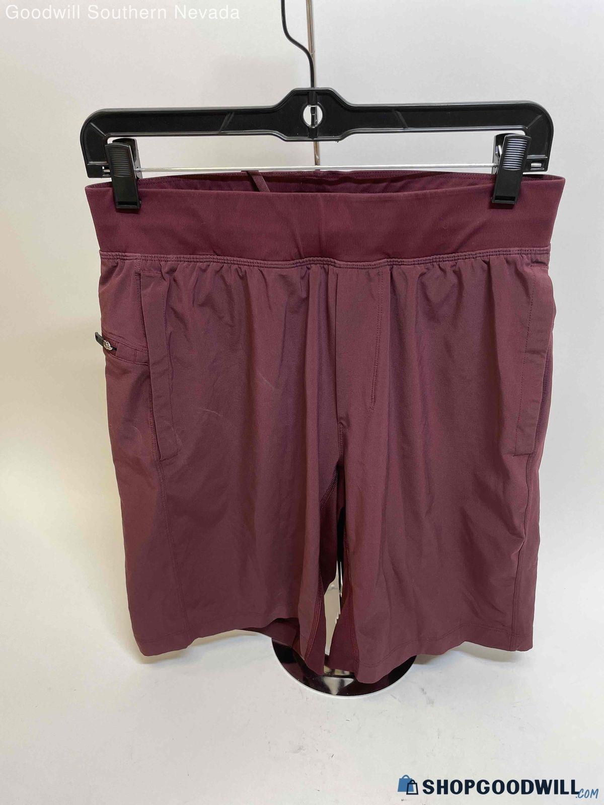 Lululemon Men's Maroon Shorts - Size M - shopgoodwill.com