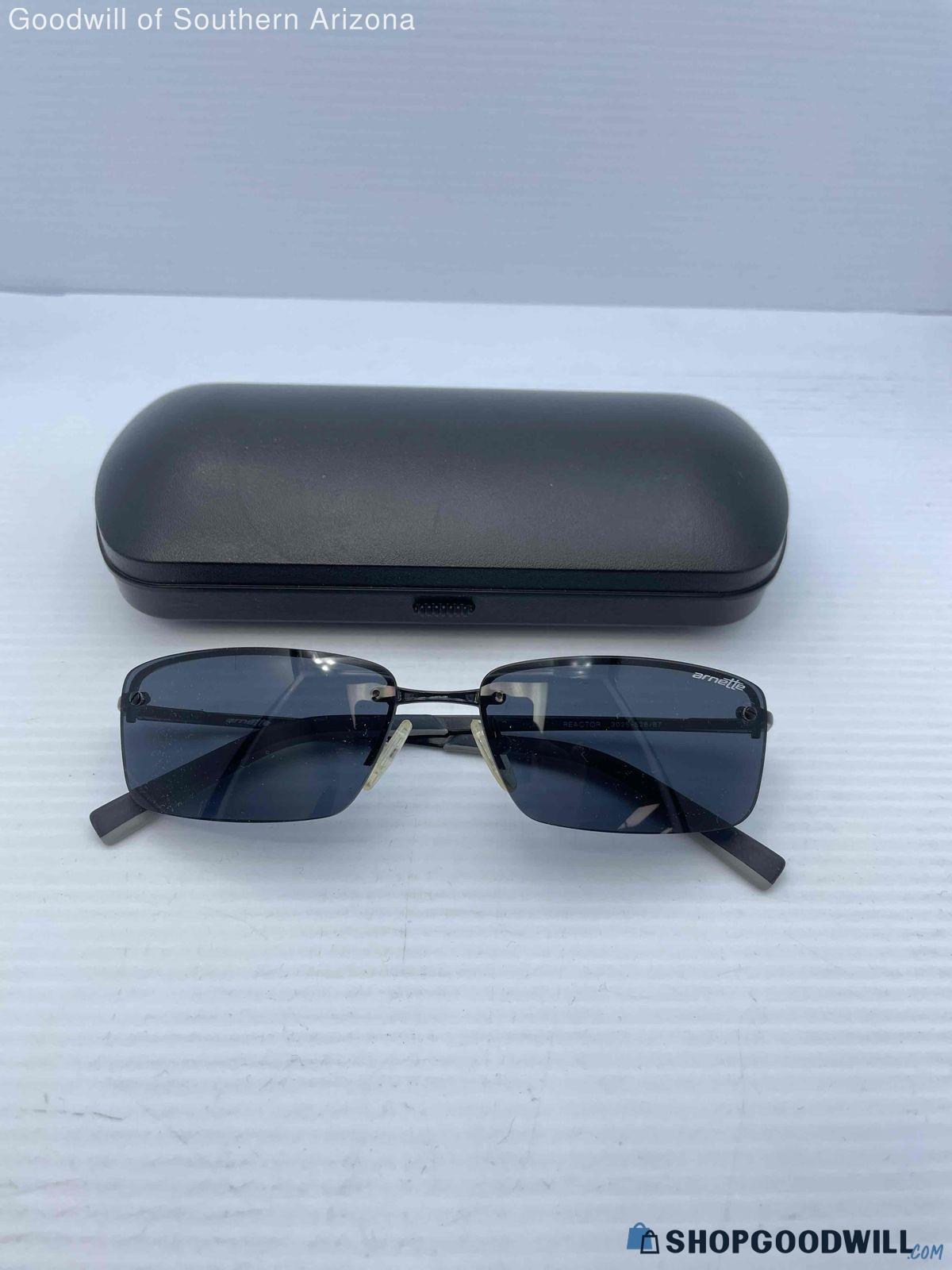 Arnette Reactor 3025-528/87 Black Sunglasses w/Case - shopgoodwill.com