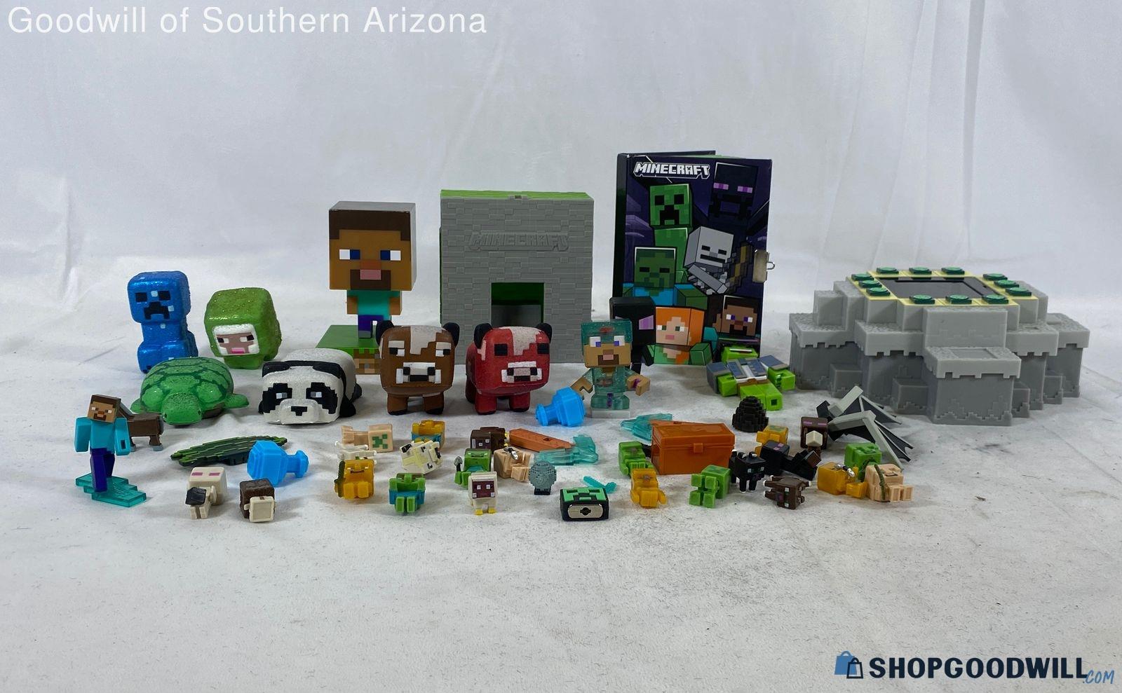 Lot Of Assorted Minecraft Toys - Moose, Mojang, Mojang Synergies Lab ...