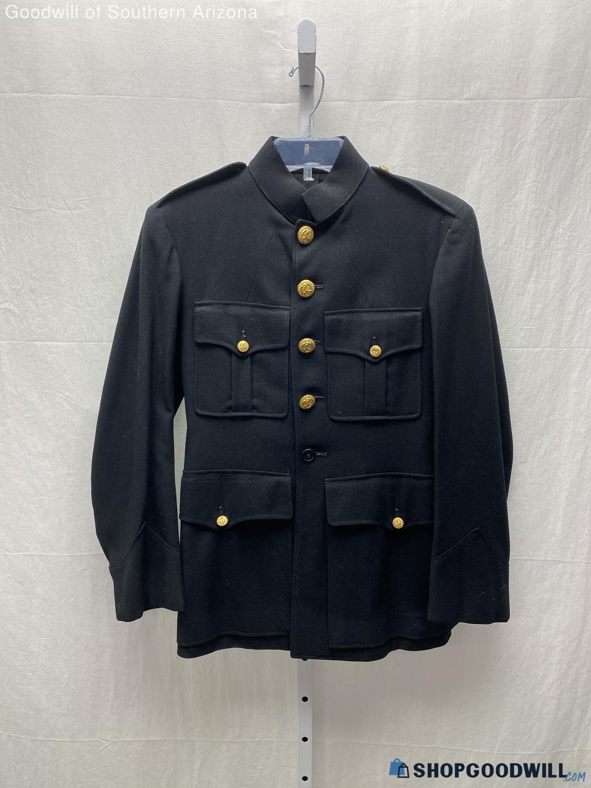 Military Issue Men's Black Dress Uniform Jacket Size Unknown ...