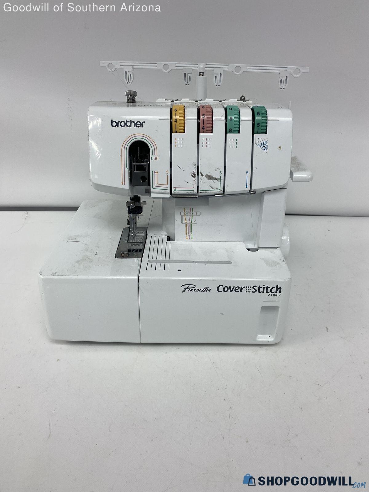 Brother Pacesetter Cover Stitch 2340cv Sewing Machine - Shopgoodwill.com