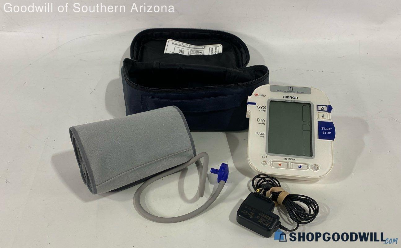 Omron Hem-790it Blood Pressure Monitor With Cuff & Plug | ShopGoodwill.com