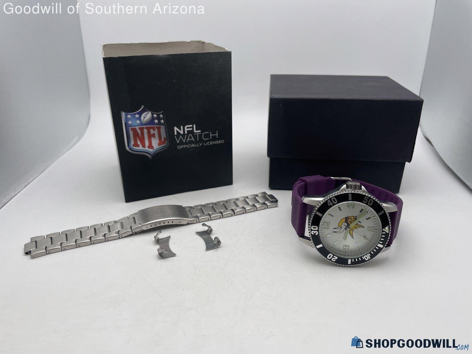 Sparo Vikings Nfl Sports Watch W/box | ShopGoodwill.com