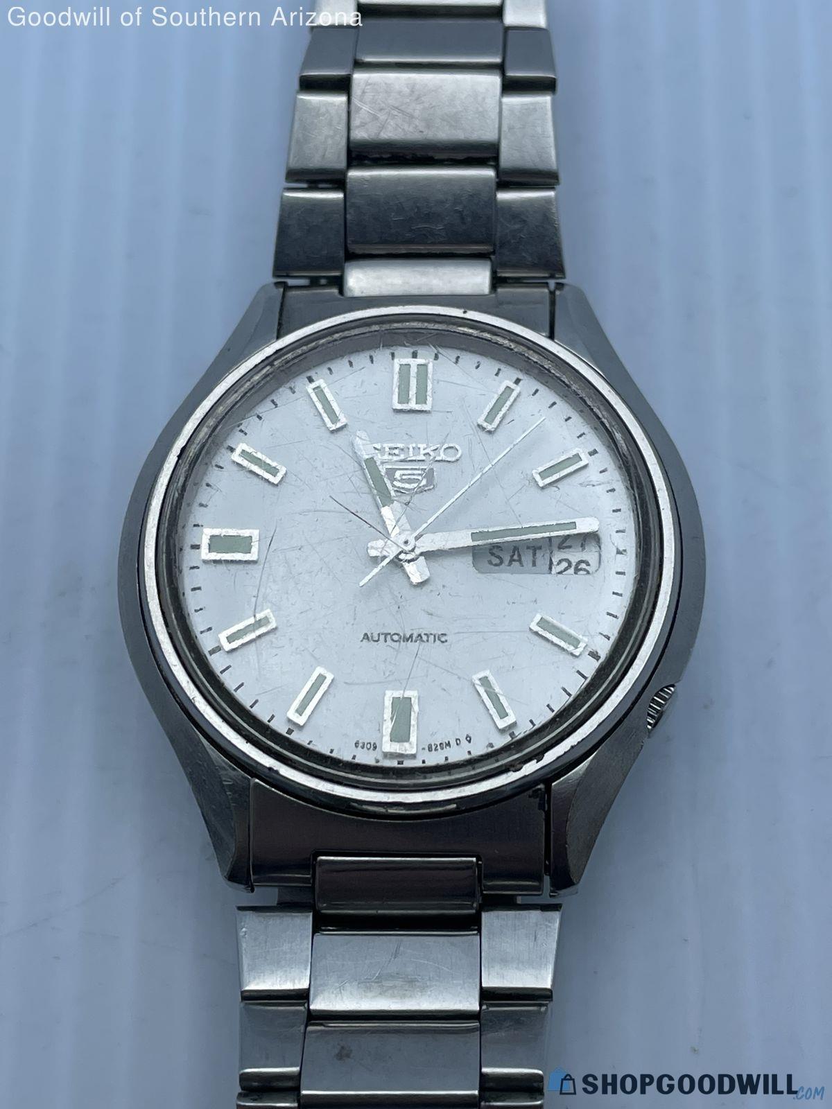 Seiko Automatic Watch-6309-8230- FOR REPAIRS - shopgoodwill.com