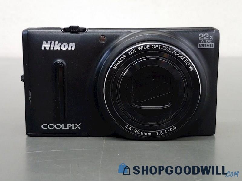 Nikon Coolpix S9600 Digital Camera *No Battery Charger, Untested ...