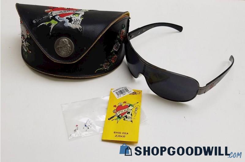 Ed Hardy Eyewear Case With Fashion Sunglasses 0370