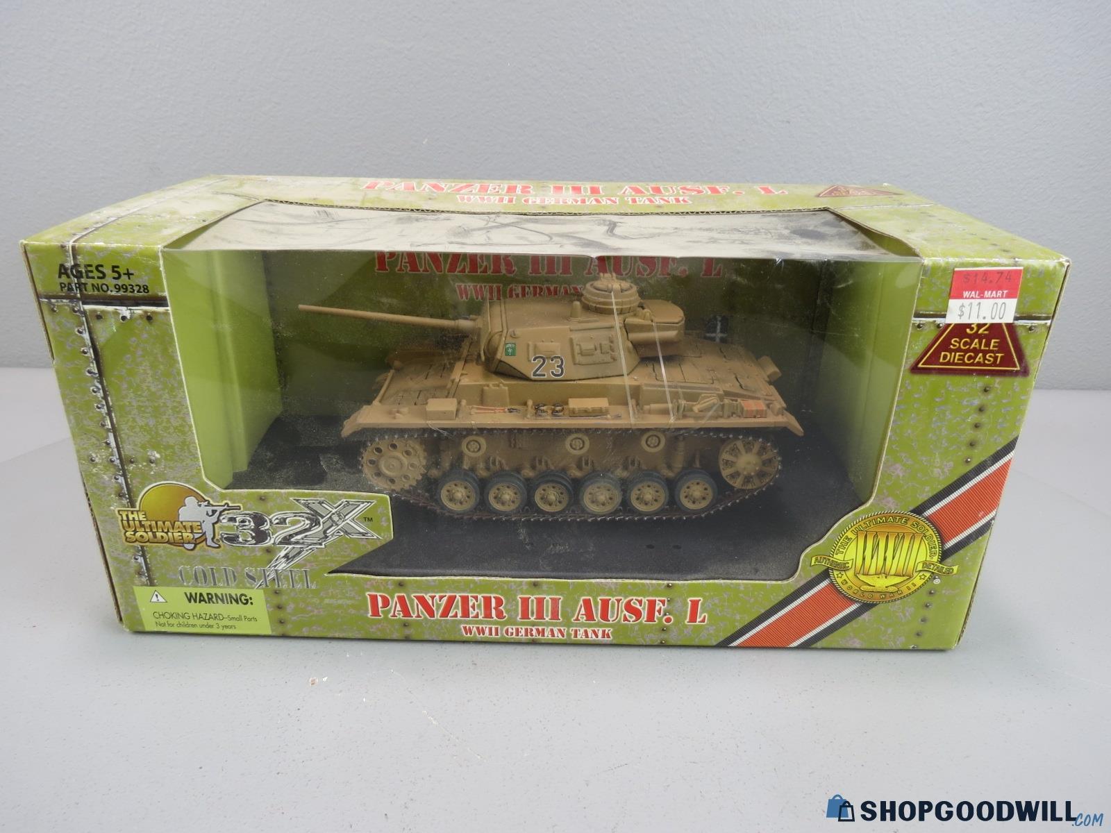 The Ultimate Soldier 32x Cold Steel Panzer 3 AUSF. L WWII German Model ...