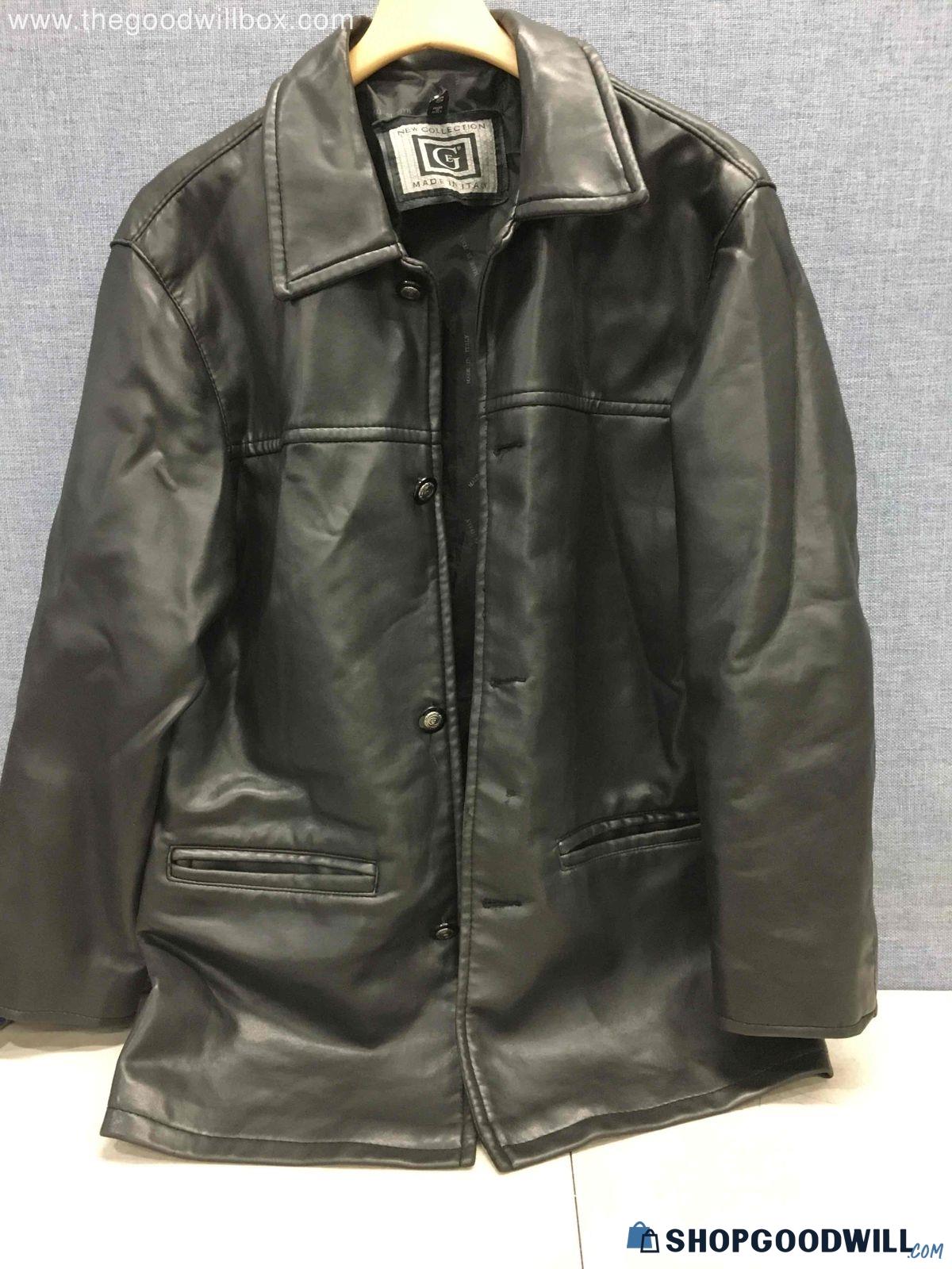 italian leather jacket - shopgoodwill.com