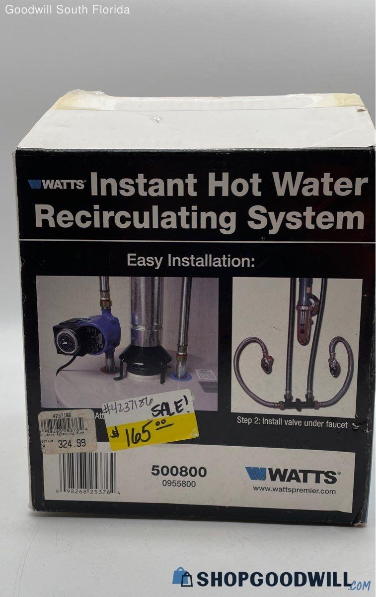 Watts 500800 Blue Black Instant Hot Water Recirculating System Not ...