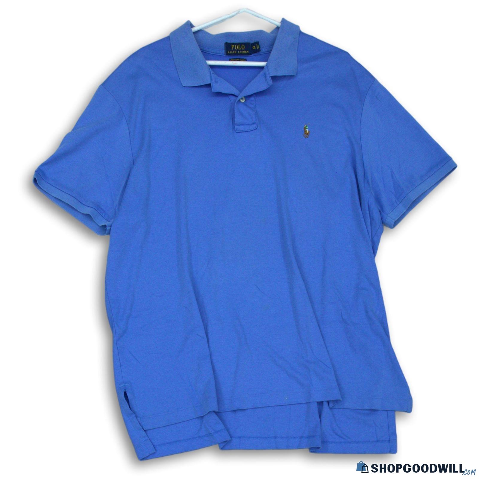 Polo Ralph Lauren Mens Blue Polo Shirt Size Xxl | ShopGoodwill.com