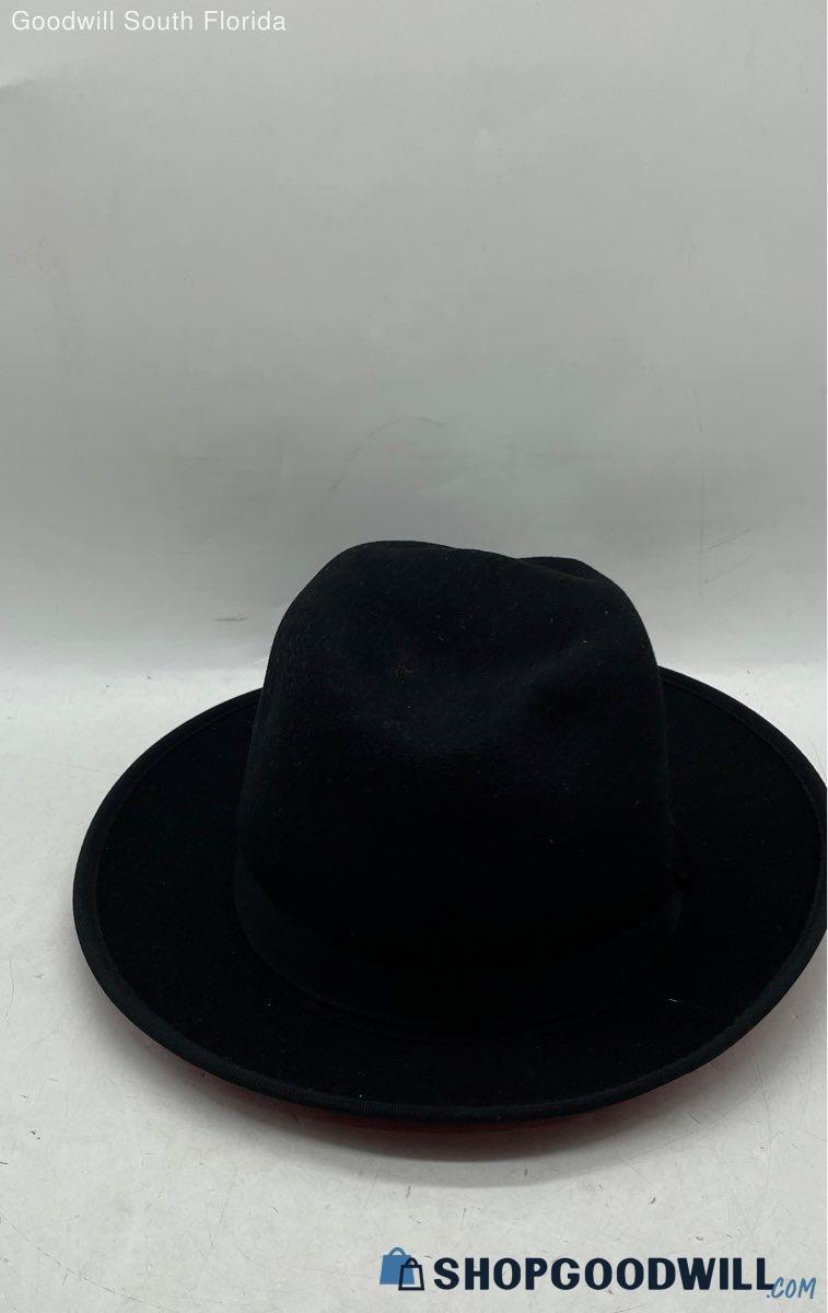 Bruno Capelo Unisex Princeton Collection Black Australian Wool Fedora ...