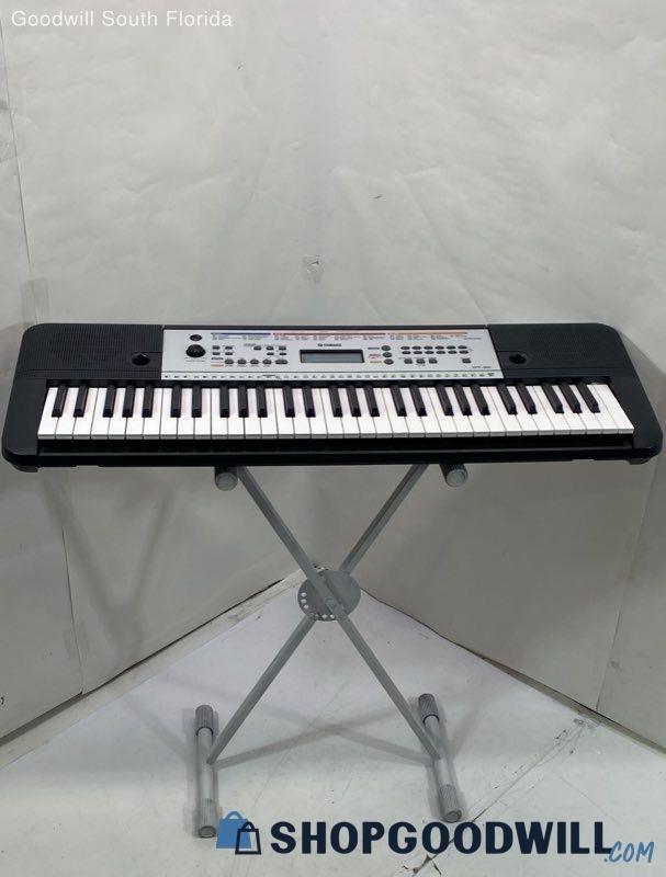 Yamaha Ypt-260 61-key Portable Electric Keyboard Needs Battery 