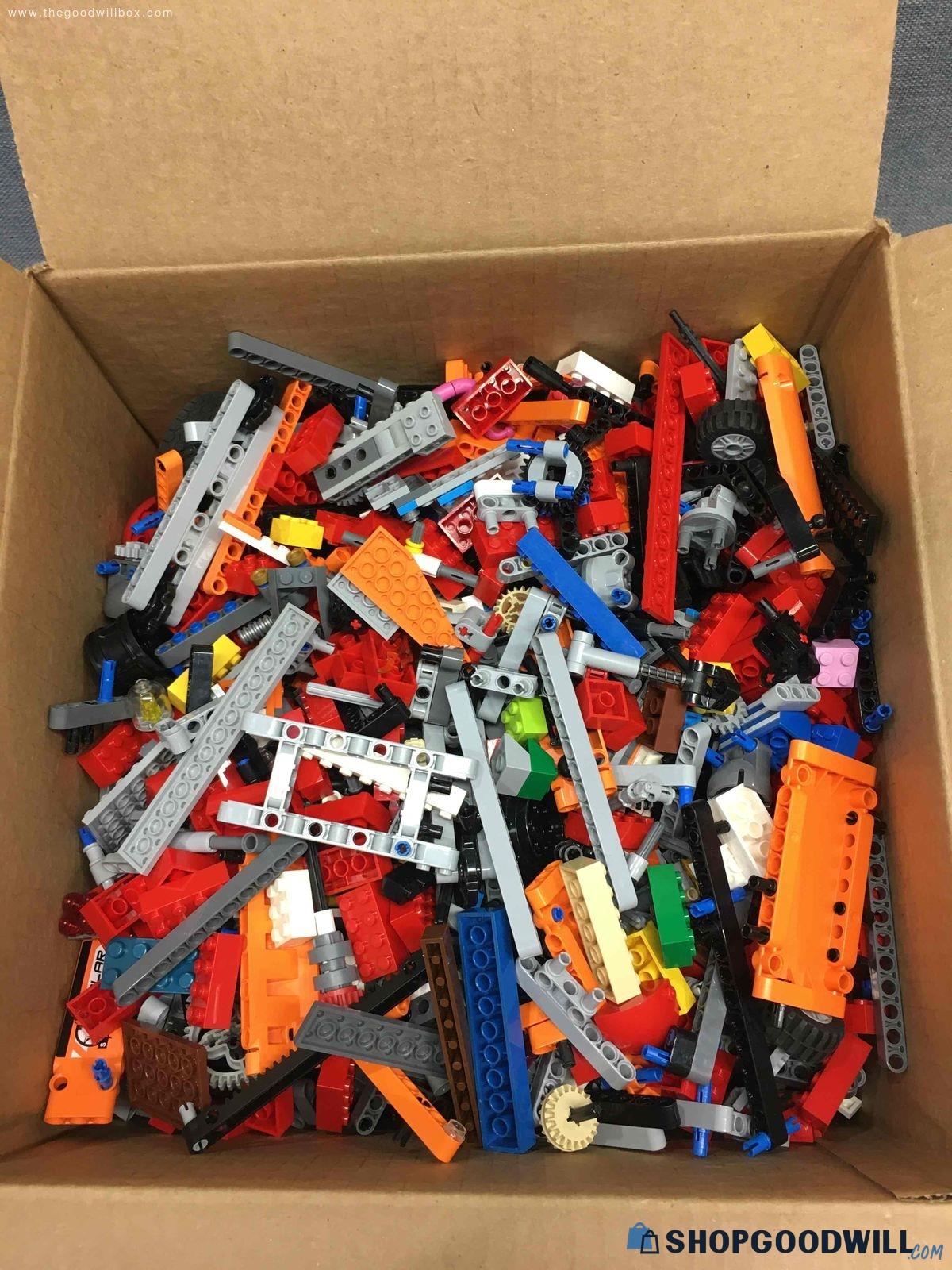 15lb Box Of Unsorted Lego And Lego Like Toys