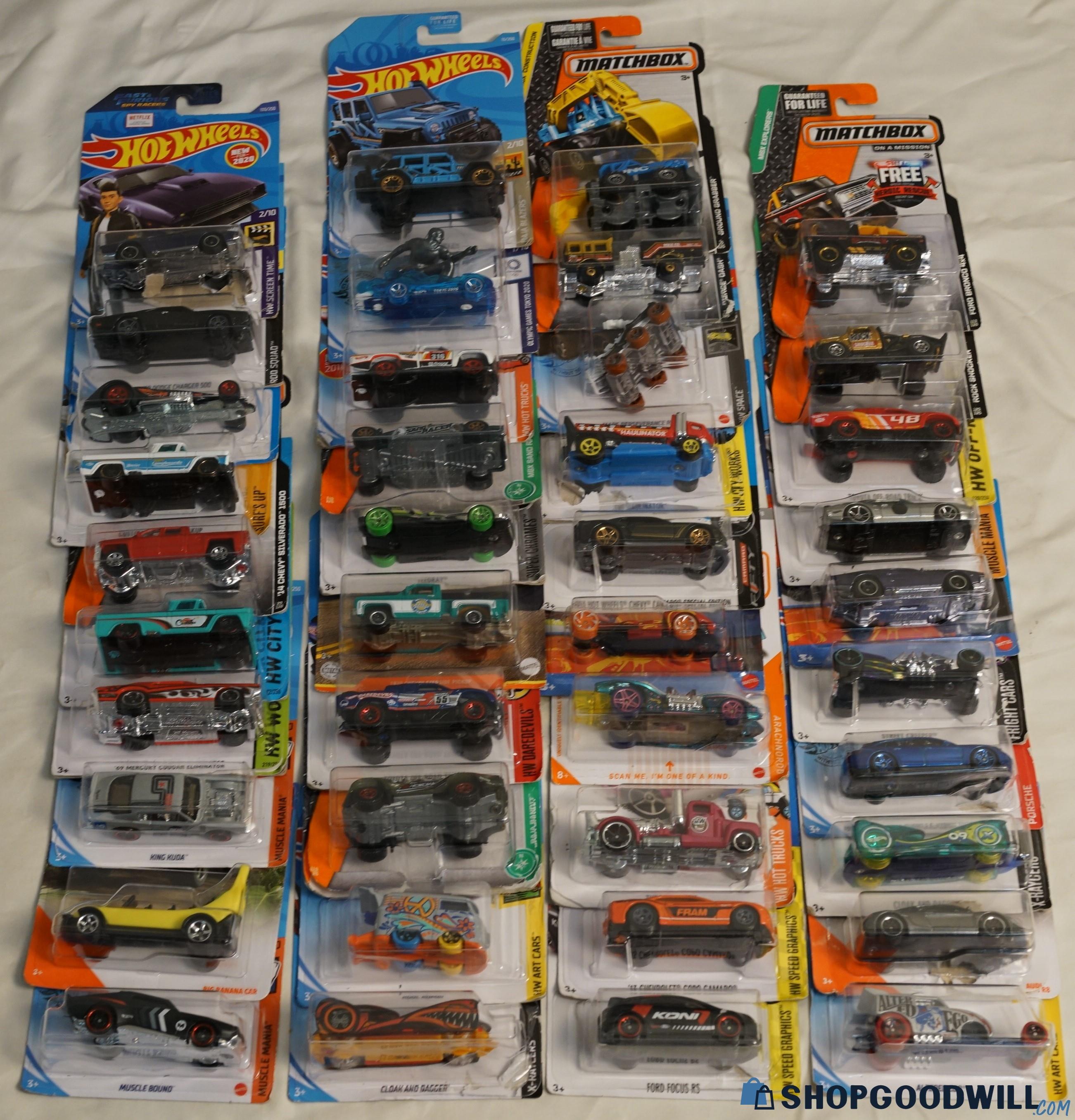 (40) Hotwheels & Matchbox Car Collection - shopgoodwill.com