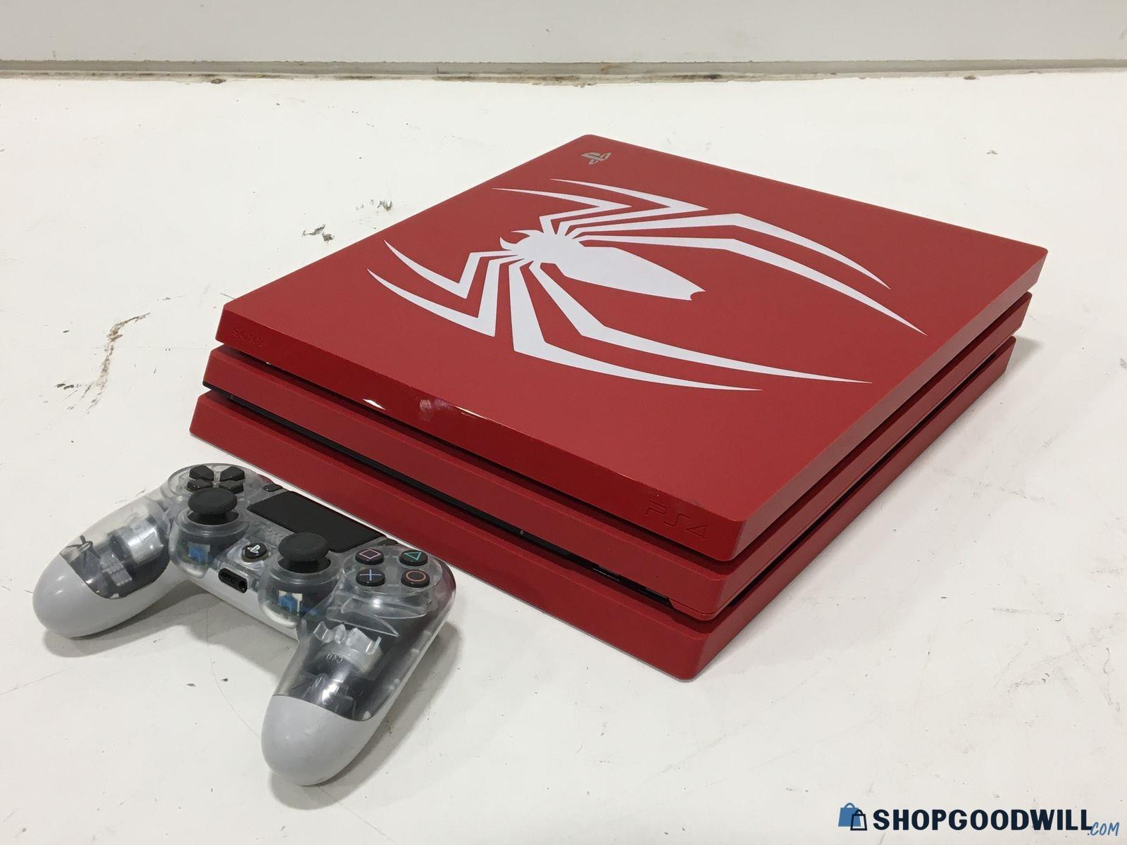 Spider-man Edition Playstation 4 Pro Console For Parts & Repair ...