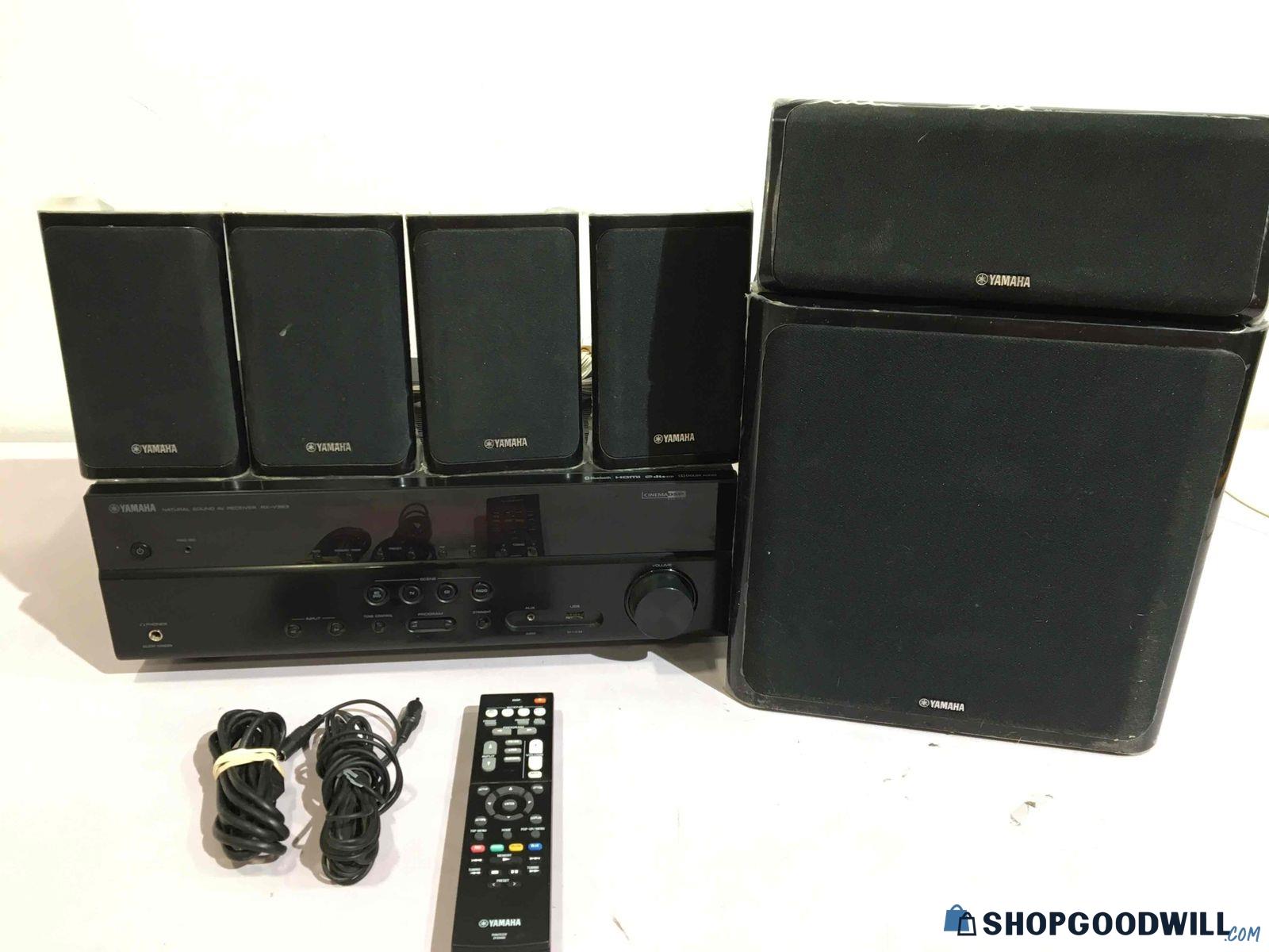 Yamaha RX-V383 Receiver with NS Series Speakers - shopgoodwill.com