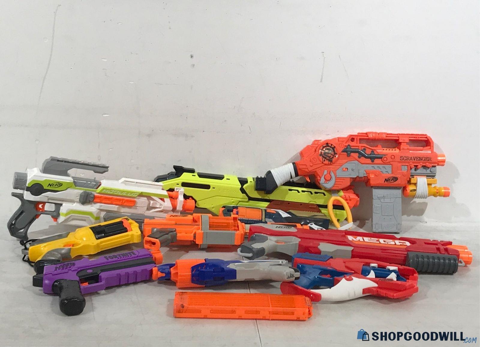 Nerf Dart Toy Gun Collectibles Lot Of 10 Pcs Incl Nerf Rival Saturn Xx ...