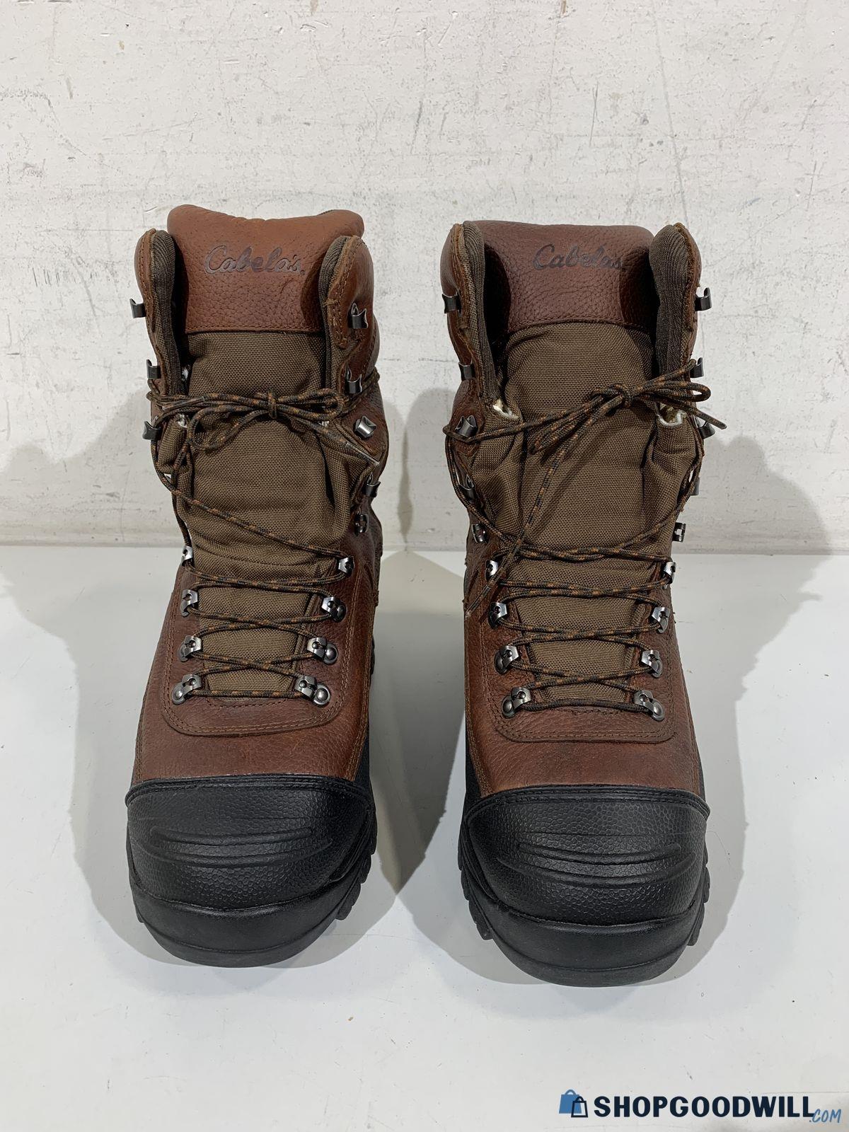 Cabela's Predator Extreme Pac Boots leather insulated 83-0435 Men's 10D ...