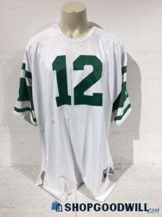 Mitchell & Ness Men's New York Jets Joe Namath #12 White 1968 Throwback  Jersey