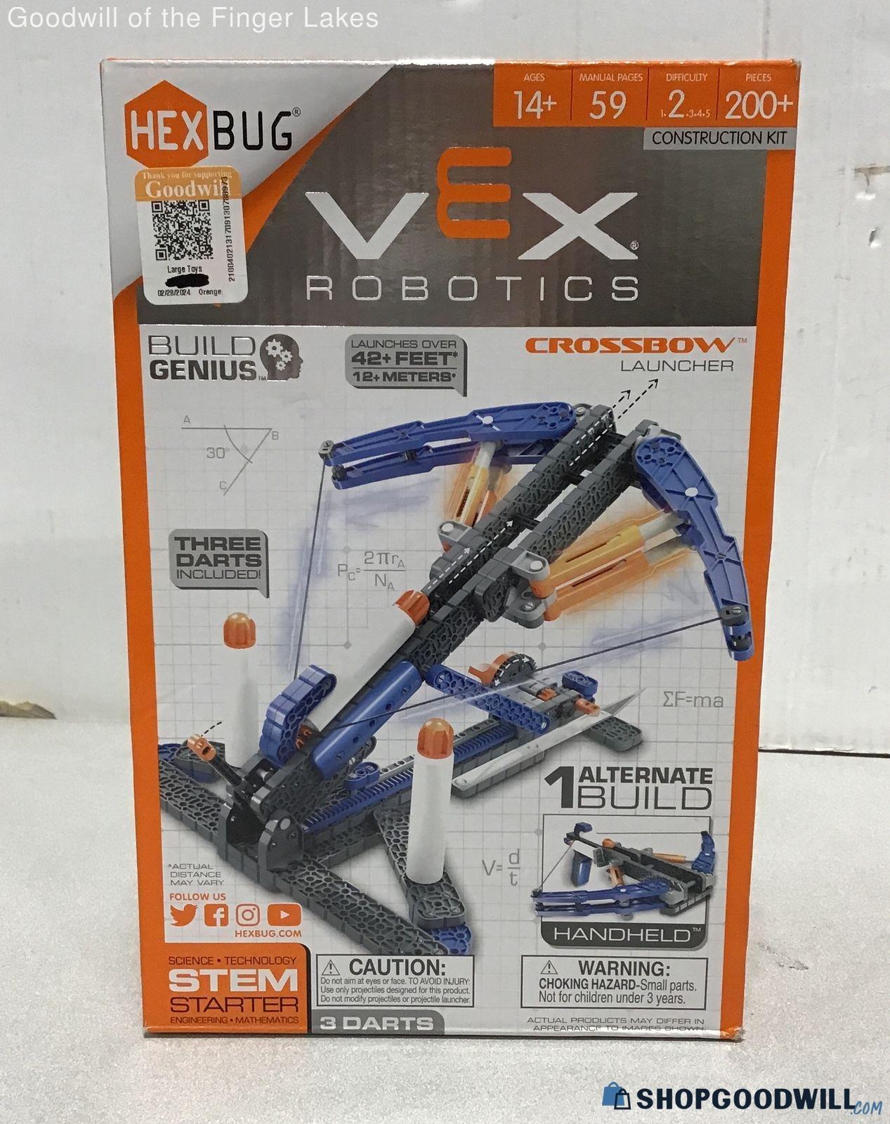 Used Hex Bug Vex Robotics Crossbow Launcher Building Set Sealed ...