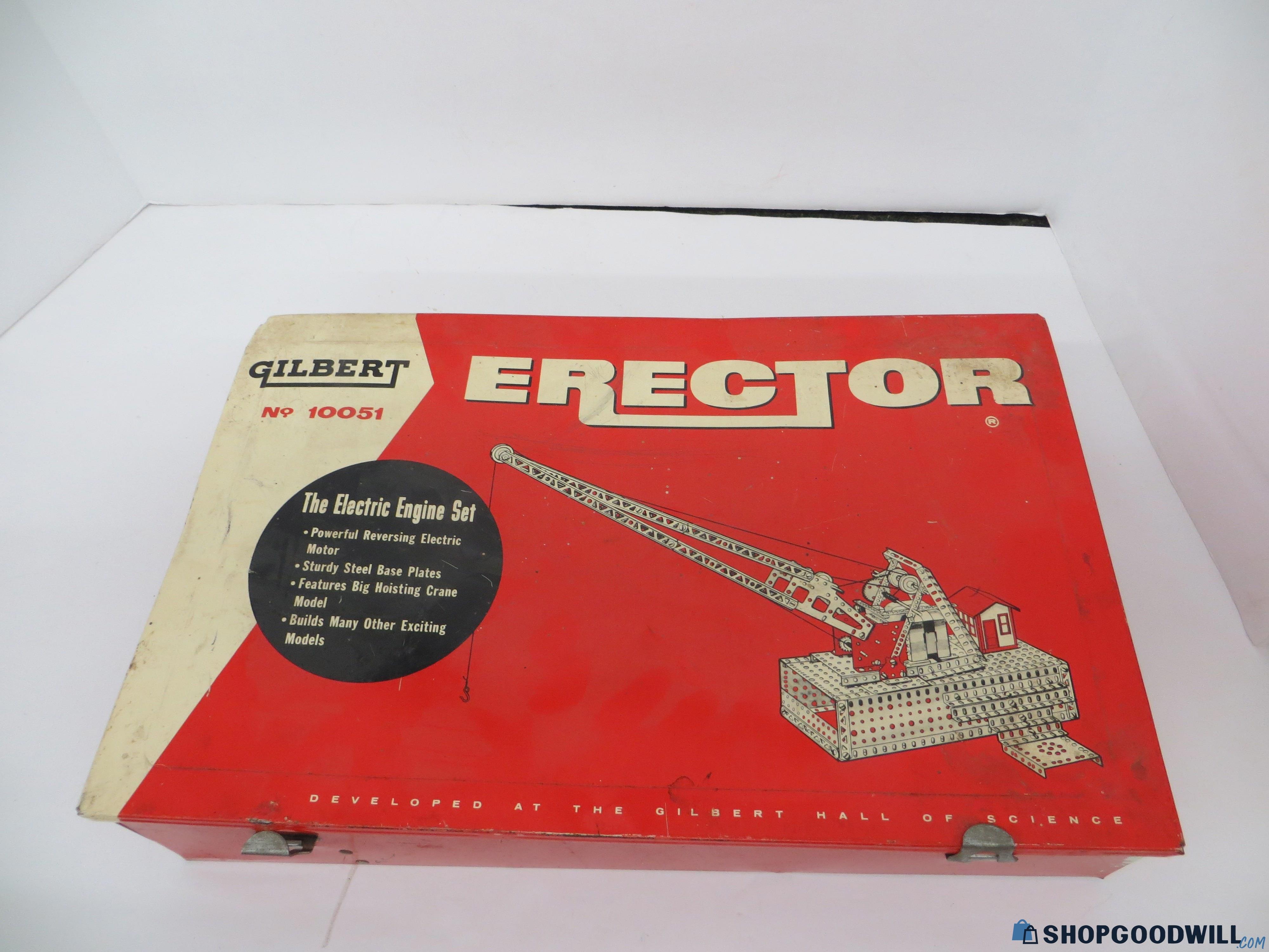 Vintage Gilbert Erector No 10051 Electric Engine Set Motor 1950's ...