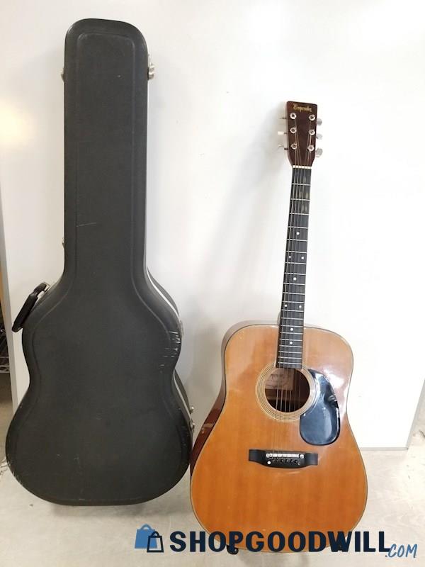 Emperador Acoustic Guitar Model AAW 41 Made in Korea 6Strg + Hard Case ...