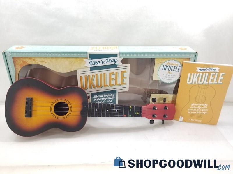 Ukulele Uke N Play Kit W/ Instruction Book And Play Along Cd By Mike ...