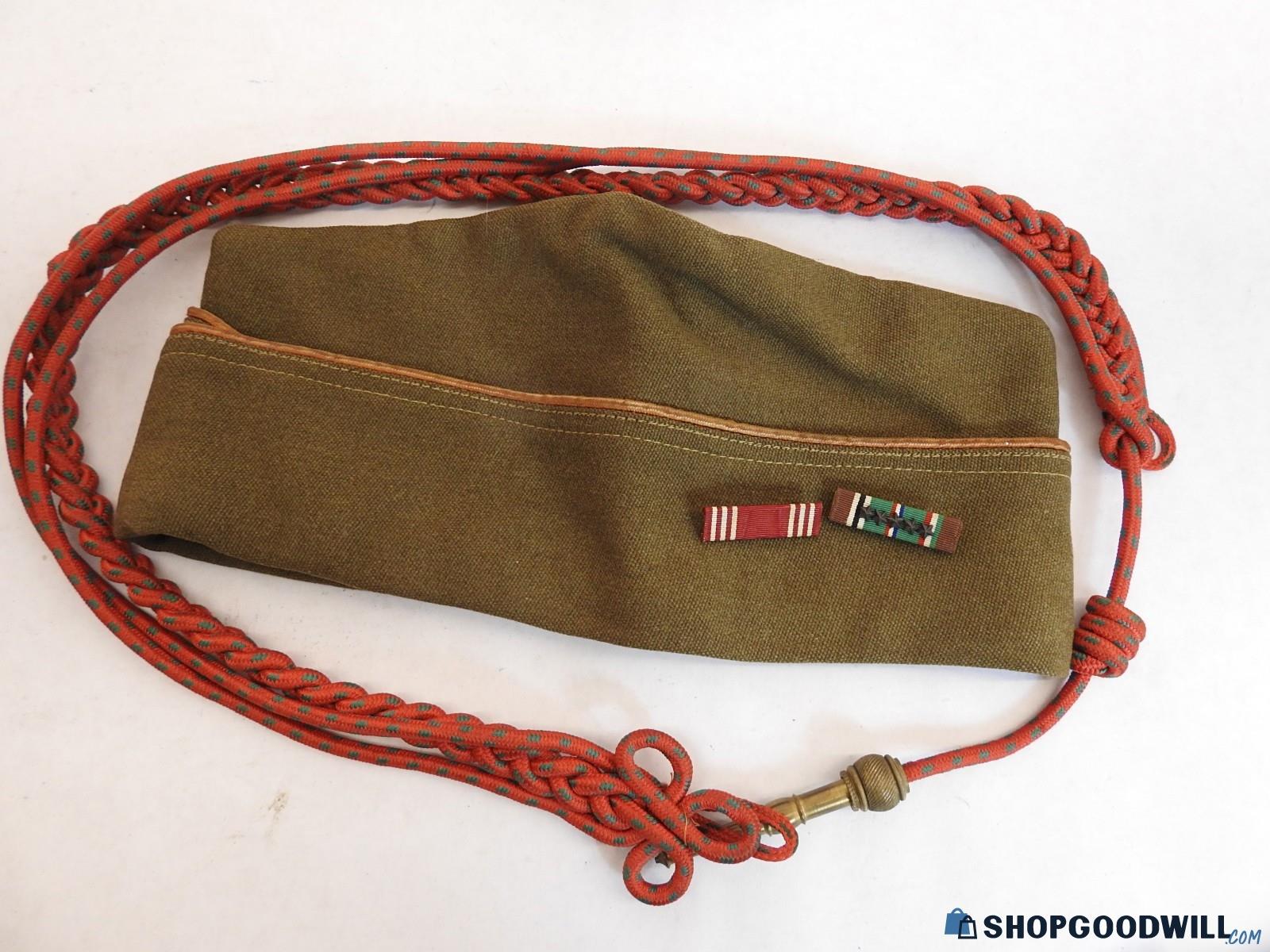 Wwii Belgian Fourragere, Garrison Cap & Metals | ShopGoodwill.com