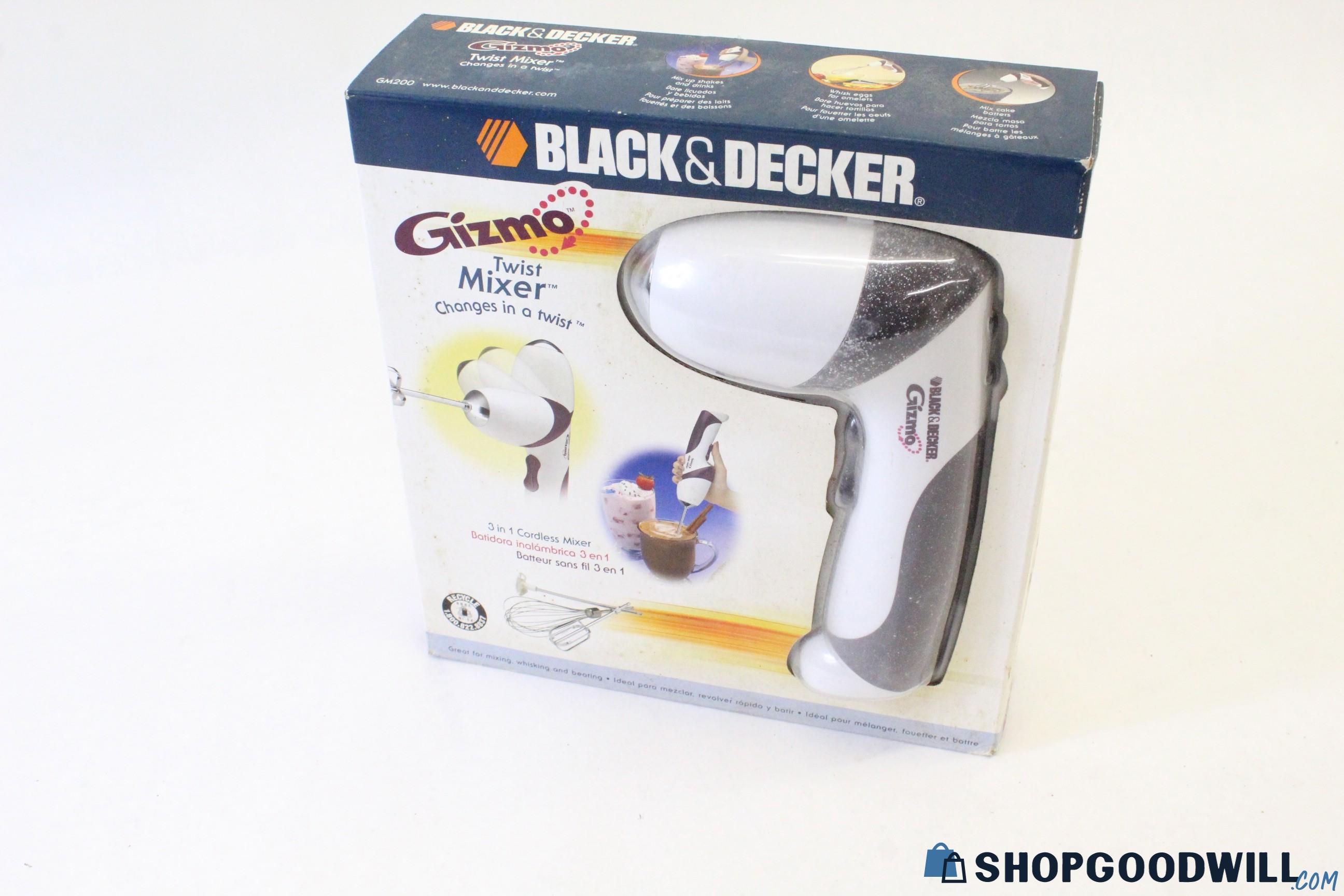 NIB Black Decker Gizmo Twist Hand Mixer Shopgoodwill Com