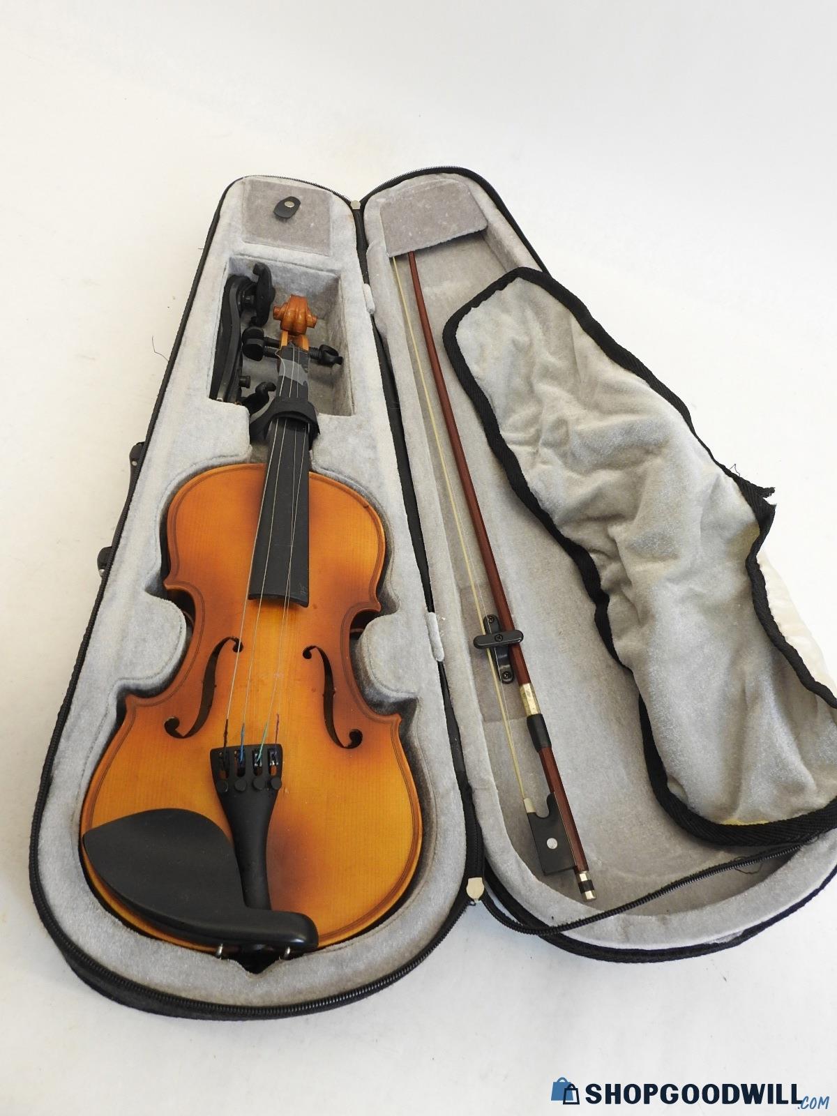 Mendini By Cecilio Mv300 Violin W/case And Bow | ShopGoodwill.com