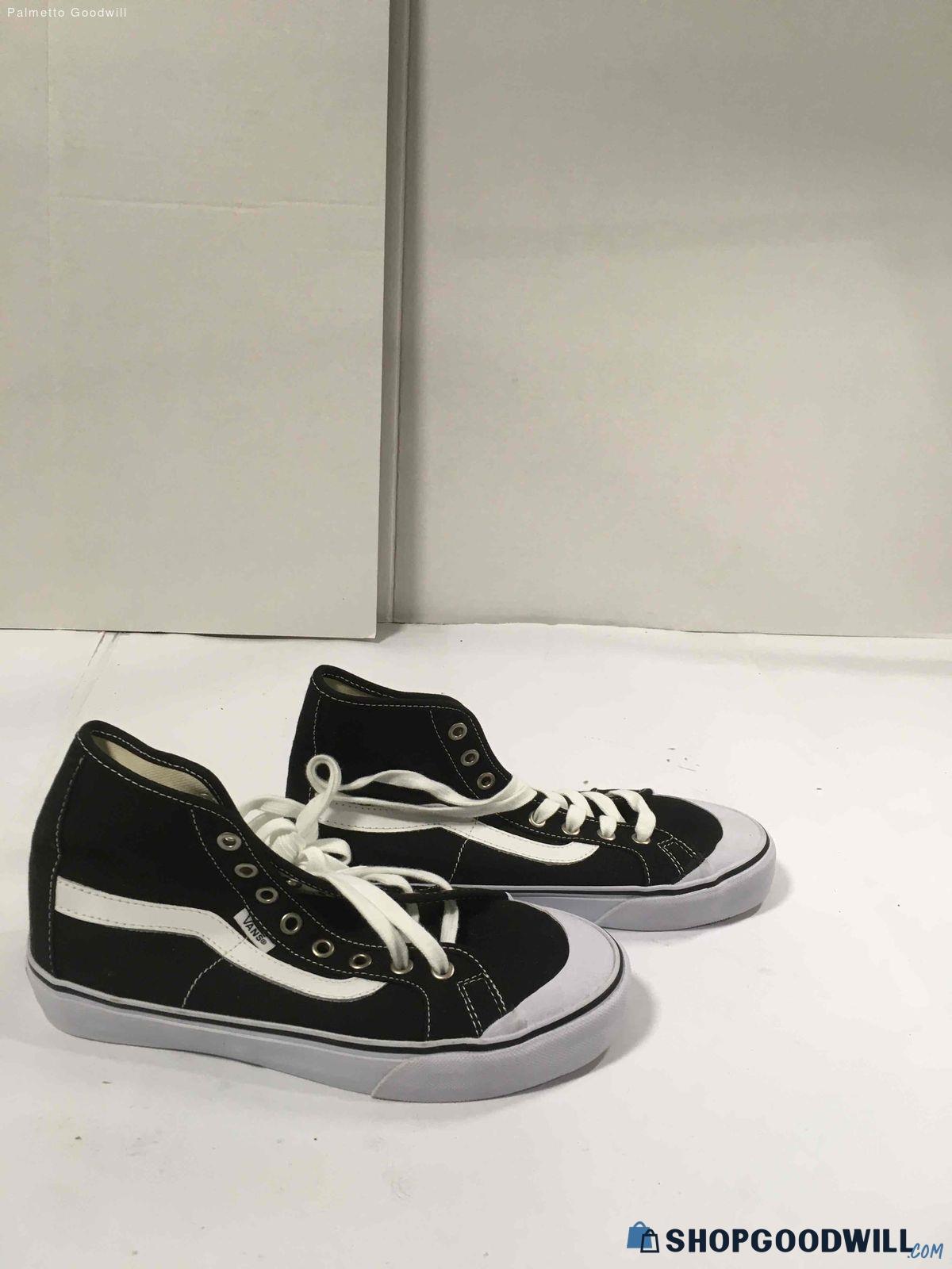 Mens Black/White Vans Sneakers Size 6.5 - shopgoodwill.com