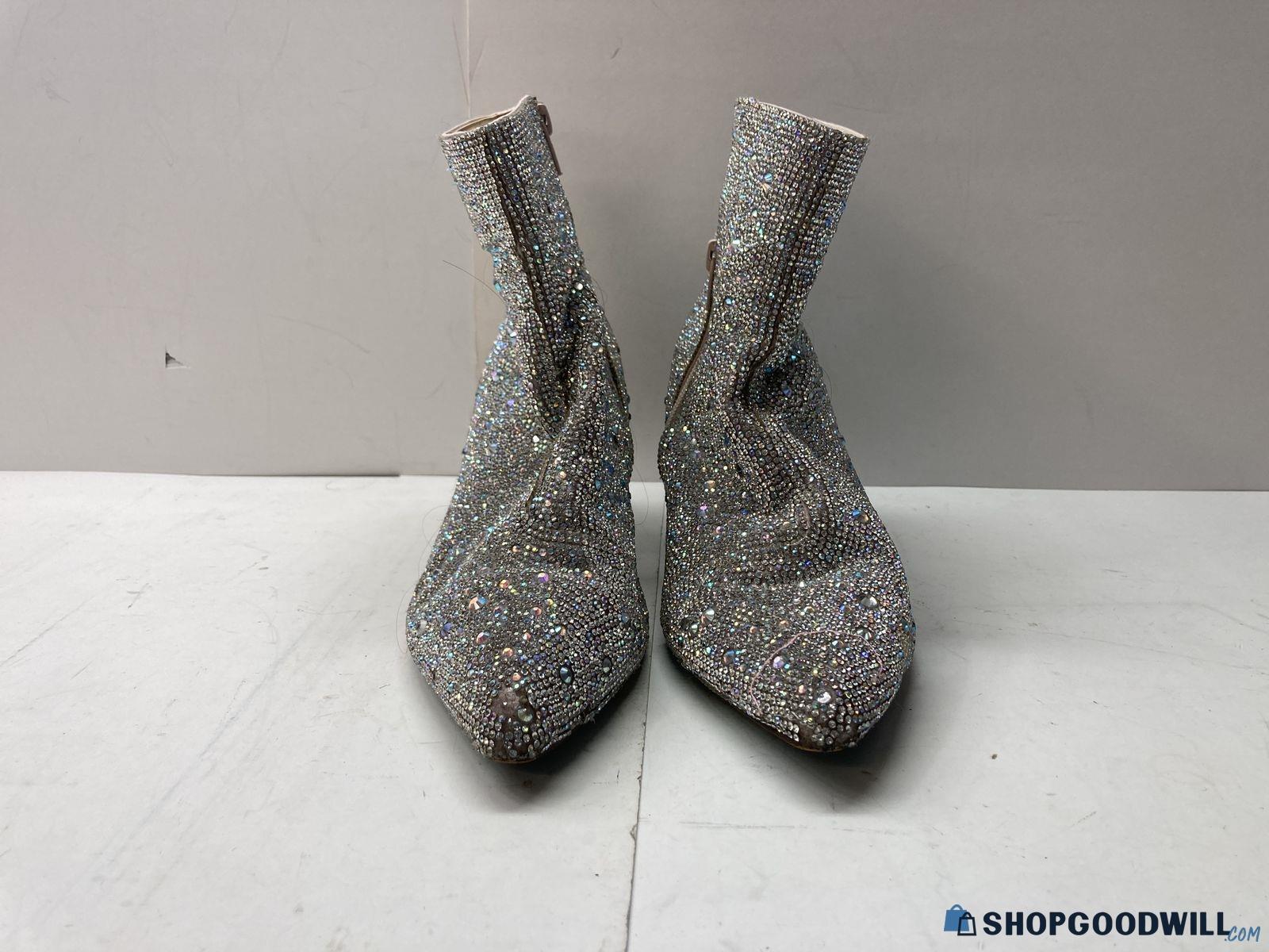 Betsey Johnson Cady Rhinestone Boots Size 7 5 Shopgoodwill Com   9a18a3d6 Be7b 4146 9646 F6d464180f05shae 01041 