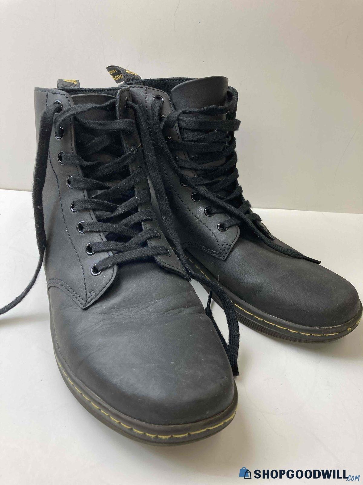 Dr. Martens Tobias Black Leather Casual Boot / Men's Size 10 / Ladies ...