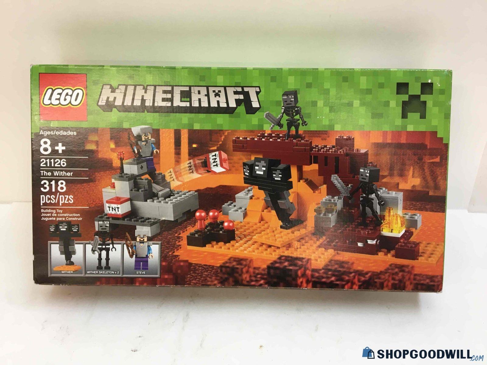 Lego Minecraft The Wither Building Set 21126 NIB - shopgoodwill.com