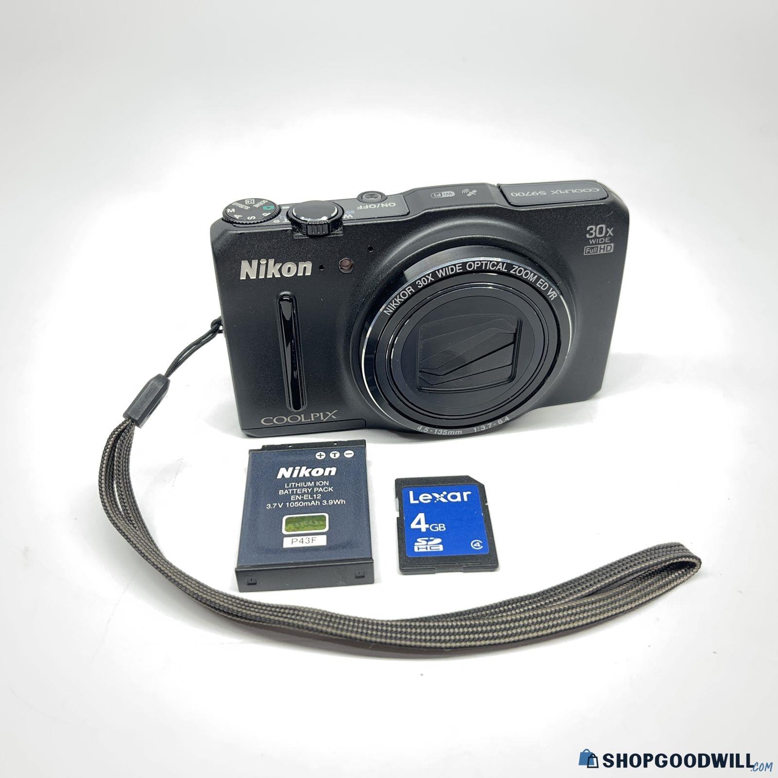 Nikon Coolpix S9700 Digital Camera 16mp 30x Zoom | ShopGoodwill.com