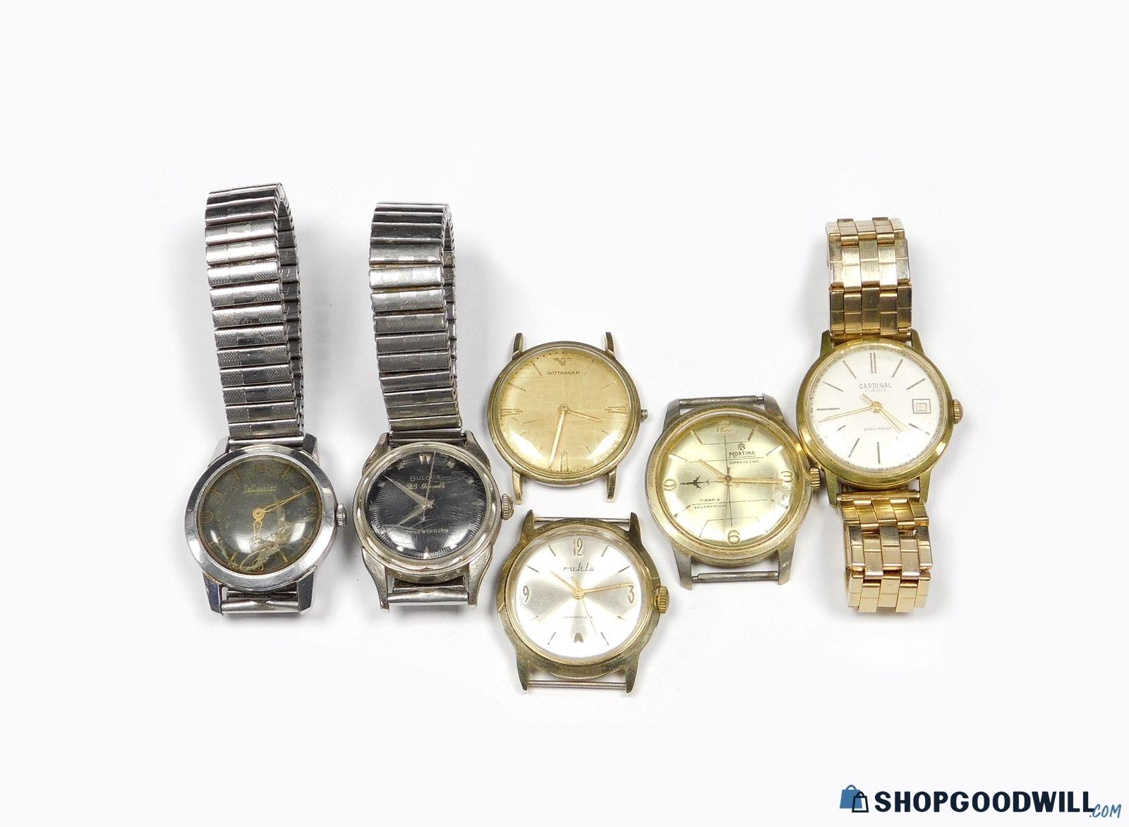 Lot of Vintage Men's Watches - shopgoodwill.com